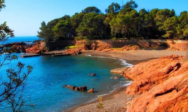 10 A 12 Pers Famille Amateurs Randonnee Boulouris Panorama Saint Raphael Tennis Piscine Partage Экстерьер фото